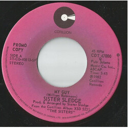 Sister Sledge My Guy USED VINYL 7INCH 45 RPM PROMO
