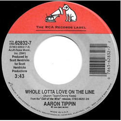 Aaron Tippin Whole Lotta Love On The Line USED VINYL 7INCH 45 RPM SINGLE