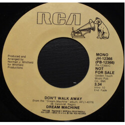 Dream Machine (2) Don't Walk Away USED VINYL 7INCH PROMO