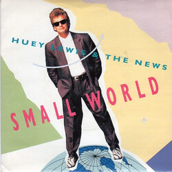 Huey Lewis & The News Small World USED VINYL 7INCH 33 S RPM 45 RPM SINGLE