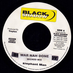 Elephant Man War Nah Done USED VINYL 7INCH 45 RPM