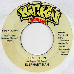 Elephant Man / Wench Man Fire Fi Bun / Get Rich USED VINYL 7INCH 45 RPM