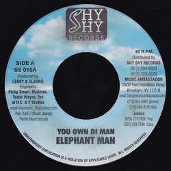 Elephant Man / Zicka P You Own Di Man / Well Well USED VINYL 7INCH 45 RPM