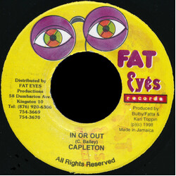 Capleton In Or Out USED VINYL 7INCH 45 RPM