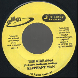 Elephant Man The Ride Vinyl 7" USED