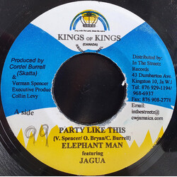 Elephant Man / Jagwa Party Like This USED VINYL 7INCH 45 RPM