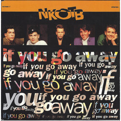 New Kids On The Block If You Go Away Vinyl 7" USED