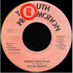 Sugar Minott Production Plan USED VINYL 7INCH 45 RPM