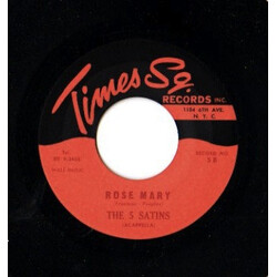 The Five Satins All Mine / Rose Mary USED VINYL 7INCH 45 RPM REISSUE