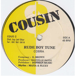 Mad Cobra / Tumpa Lion Rude Boy Tune / Hold Them USED VINYL 12INCH 45 RPM