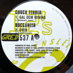 Chuck Fender / Buccaneer / Hawkeye (4) Gal Dem Wining / Oven / Can't Understand Man USED VINYL 12INCH 45 RPM