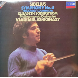 Jean Sibelius / Philharmonia Orchestra / Vladimir Ashkenazy / Elisabeth Söderström Symphony No. 4 - Finlandia • Luonnotar Vinyl LP USED