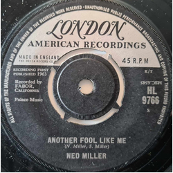 Ned Miller Another Fool Like Me Vinyl 7" USED