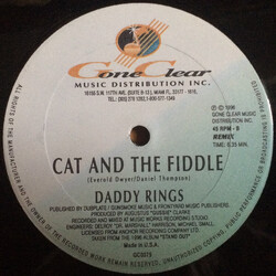 Daddy Rings Cat And The Fiddle USED VINYL 12INCH 45 RPM