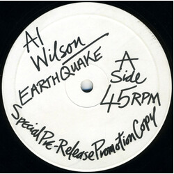 Al Wilson Earthquake / Is This The End USED VINYL 12INCH PROMO