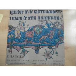 Geoffrey Chaucer The Nun's Priest's Tale Read in Middle English Vinyl LP USED
