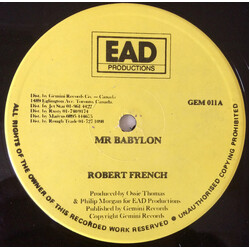 Robert Ffrench Mr Babylon / Problems USED VINYL 12INCH