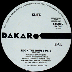 Elite Rock The House VINYL 12" USED