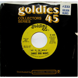 Three Dog Night Joy To The World / I Can Hear You Calling USED VINYL 7INCH 45 RPM REISSUE STYRENE