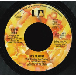 Vivian Reed It's Alright (This Feeling I'm Feeling) USED VINYL 7INCH 45 RPM
