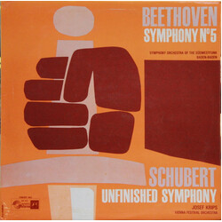 Franz Schubert / Ludwig van Beethoven 'Unfinished Symphony' / 'Symphony No. 5' Vinyl LP USED