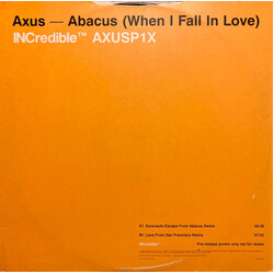 A:xus / Abacus When I Fall In Love VINYL 12" USED