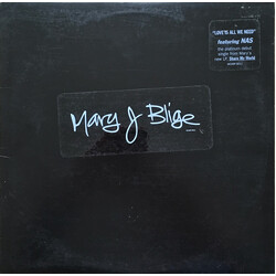 Mary J. Blige Love Is All We Need USED VINYL 12INCH 33 S RPM PROMO