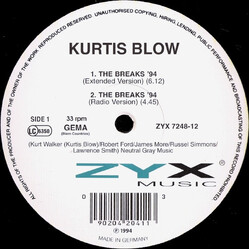 Kurtis Blow The Breaks '94 USED VINYL 12INCH 33 S RPM