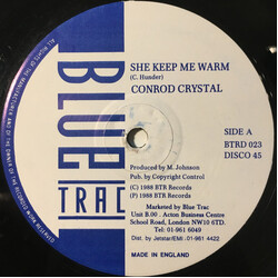 Conrad Crystal / Carta Wong She Keep Me Warm / Don't Matter Them USED VINYL 12INCH 45 RPM