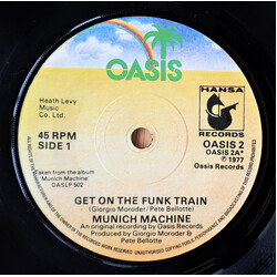 Munich Machine Get On The Funk Train USED VINYL 7INCH 45 RPM SINGLE
