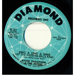 Richie Thompson And The Jesters Ring A Ling A Ding / Too Late To Worry USED VINYL 7INCH 45 RPM