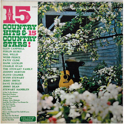Various 15 Country Hits & 15 Country Stars Vinyl LP USED