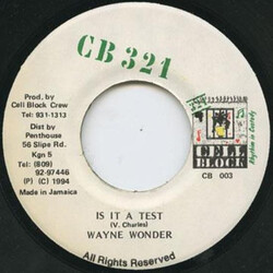 Wayne Wonder Is It A Test USED VINYL 7INCH