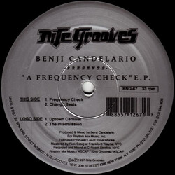 Benji Candelario A Frequency Check E.P. USED VINYL 12INCH EP 33 S RPM