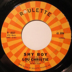 Lou Christie Shy Boy USED VINYL 7INCH 45 RPM SINGLE STYRENE
