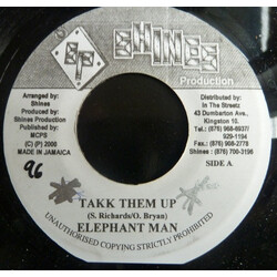 Elephant Man / Tornado (7) Takk Them Up / Reno USED VINYL 7INCH