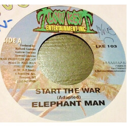Elephant Man / Nu-born Start The War / Influence USED VINYL 7INCH 45 RPM SINGLE