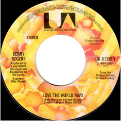 Kenny Rogers Love The World Away USED VINYL 7INCH 45 RPM SINGLE
