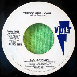 Lou Johnson Frisco Here I Come / Who Am I USED VINYL 7INCH 45 RPM PROMO