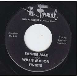 Willie Mabon Fannie Mae USED VINYL 7INCH 45 RPM