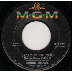 Connie Francis Jealous Of You = Tango Della Gelosia / Everybody's Somebody's Fool USED VINYL 7INCH 45 RPM