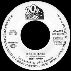 Billy Floyd One Chance USED VINYL 7INCH 45 RPM SINGLE PROMO