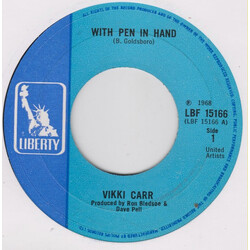 Vikki Carr With Pen In Hand Vinyl 7" USED