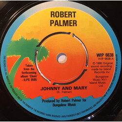 Robert Palmer Johnny And Mary Vinyl 7" USED