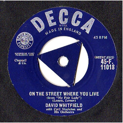 David Whitfield On The Street Where You Live USED VINYL 7INCH 45 RPM