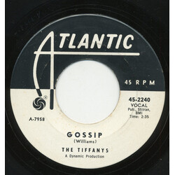 The Tiffanys Gossip / Please Tell Me USED VINYL 7INCH 45 RPM SINGLE
