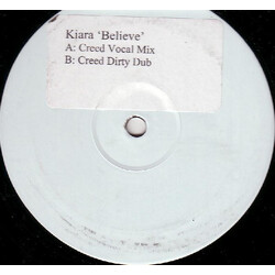 Kiara Hunter Believe USED VINYL 12INCH PROMO WHITE LABEL