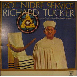 Richard Tucker (2) Kol Nidre Service Vinyl LP USED