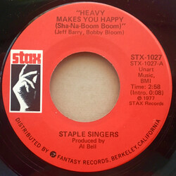 The Staple Singers Heavy Makes You Happy (Sha-Na-Boom Boom) / Love Is Plentiful USED VINYL 7INCH SINGLE 45 RPM