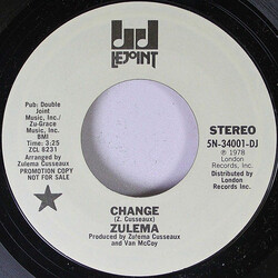 Zulema Change USED VINYL 7INCH 45 RPM PROMO STYRENE STEREO MONO